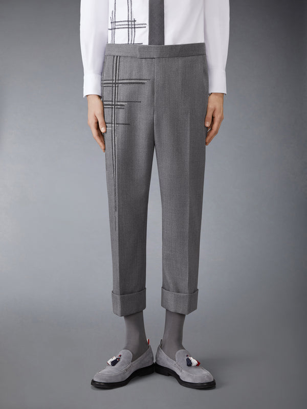 LOW RISE WOOL SCHOOL UNIFORM TROUSER - image 1