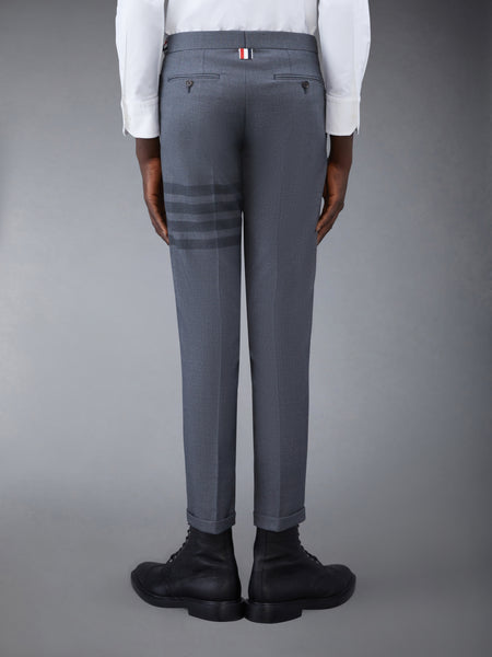 SCHOOL UNIFORM 4-BAR LOW RISE SKINNY TROUSER MED GREY