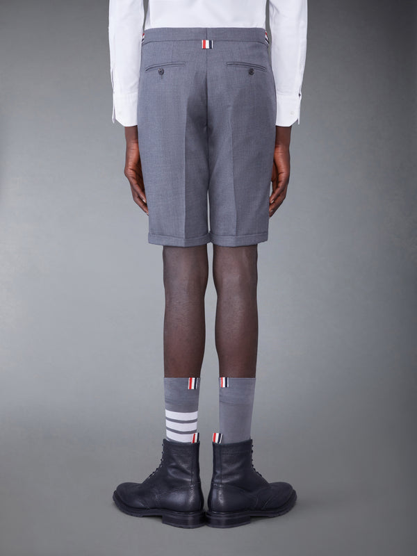 TWILL WOOL LOW RISE SKINNY SHORTS - image 2