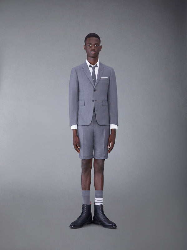 TWILL WOOL LOW RISE SKINNY SHORTS - image 3