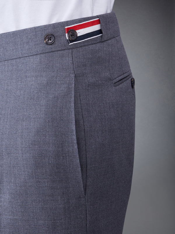 TWILL WOOL LOW RISE SKINNY SHORTS - image 4