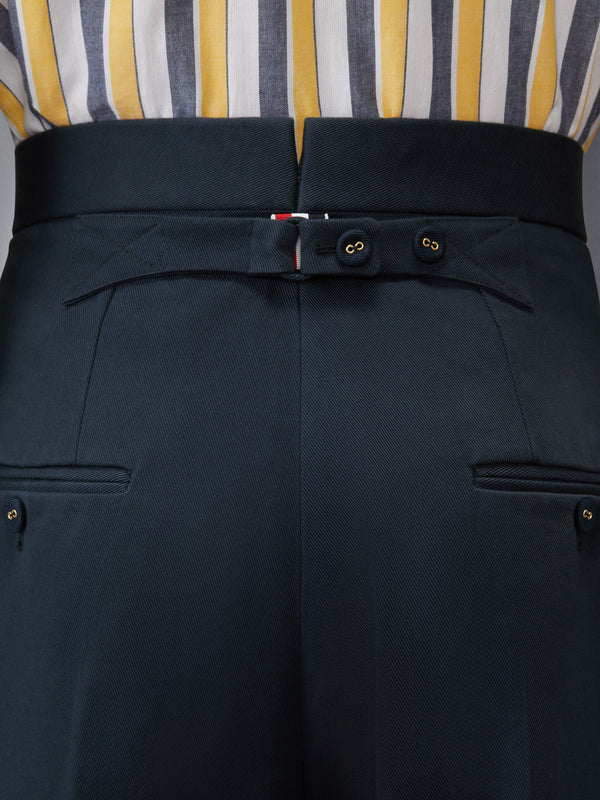 COTTON GABARDINE DOUBLE PLEAT TROUSER - image 4