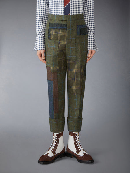 HUNTING TWEED BACKSTRAP TROUSER SEASONAL MULTI