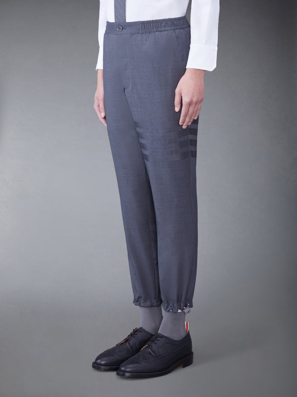 PLAIN WEAVE 4-BAR TRACK TROUSER - image 2