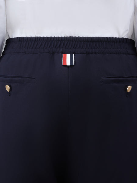 PLAIN WEAVE 4-BAR TRACK TROUSER NAVY