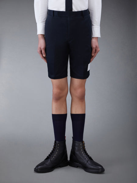 COTTON TWILL CHINO SHORTS NAVY