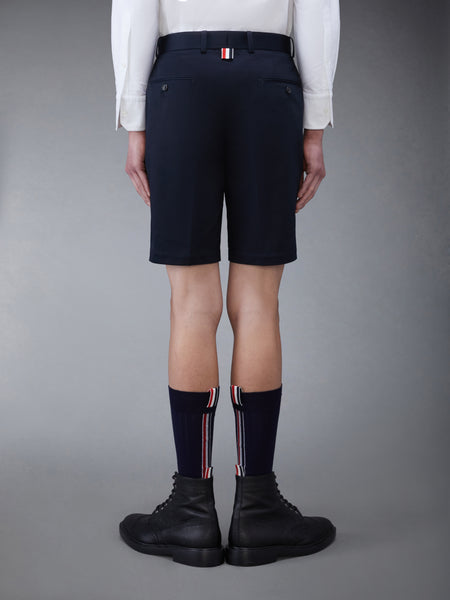 COTTON TWILL CHINO SHORTS NAVY