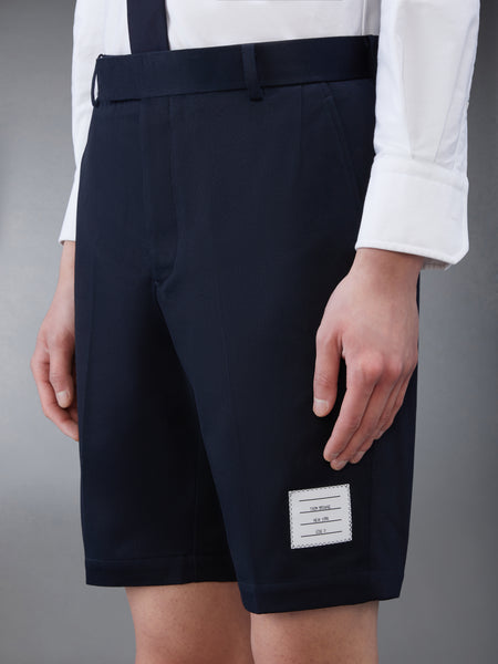 COTTON TWILL CHINO SHORTS NAVY