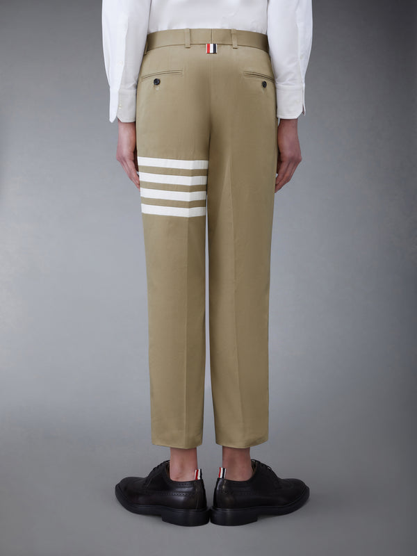 COTTON TWILL 4-BAR UNCONSTRUCTED CHINO TROUSERS - image 3