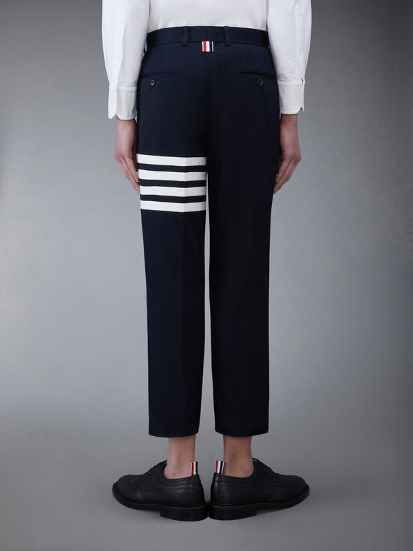 COTTON TWILL 4-BAR UNCONSTRUCTED CHINO TROUSERS - image 3