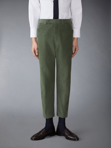 WALE CORDUROY TAPERED CHINO LT GREEN