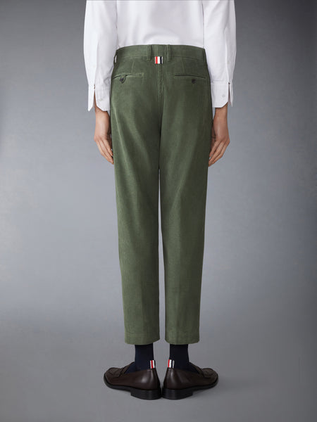 WALE CORDUROY TAPERED CHINO LT GREEN
