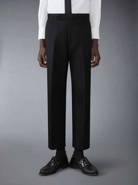 COTTON TWILL UTILITY TROUSER BLACK