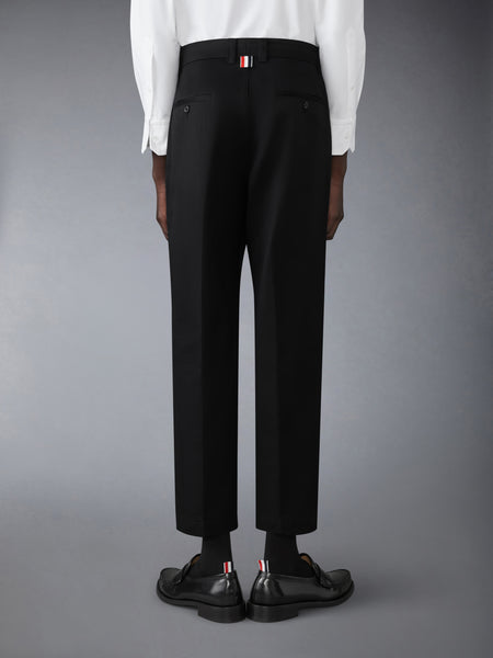 COTTON TWILL UTILITY TROUSER BLACK