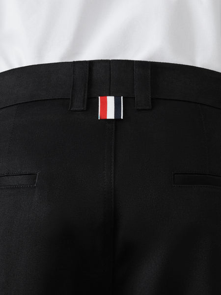 COTTON TWILL UTILITY TROUSER BLACK