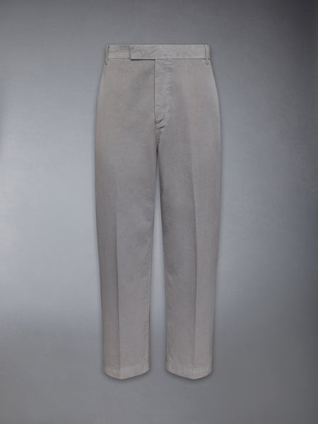 COTTON TWILL UTILITY TROUSER MED GREY