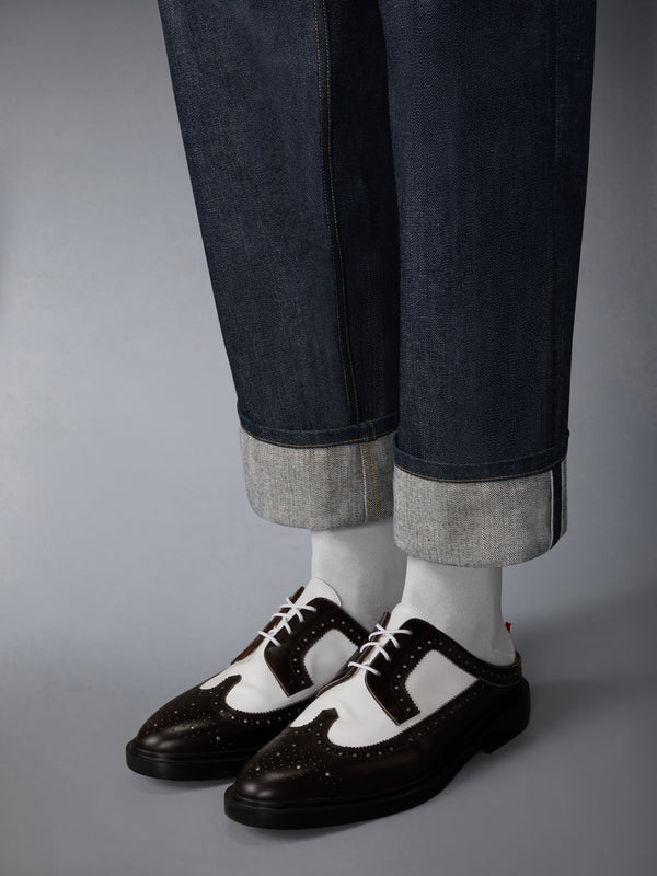 SELVEDGE DENIM BACKSTRAP TROUSER - image 5