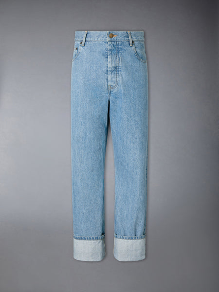 SELVEDGE DENIM TROUSER LIGHT BLUE