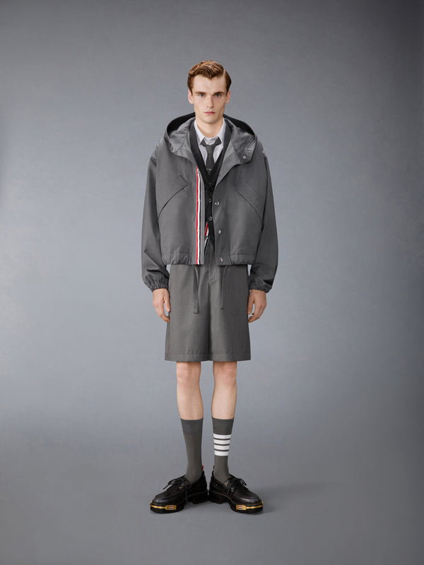 TECH WOOL TWILL TRACK SHORTS - image 3