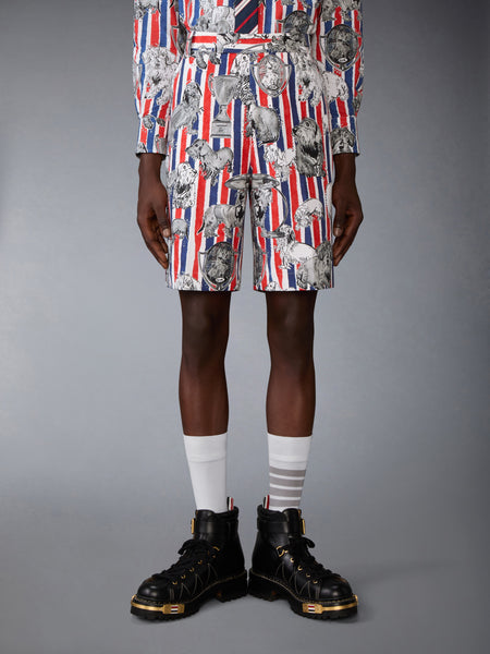CANVAS HECTOR UTILITY CHINO SHORTS RWBWHT