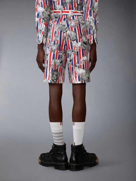 CANVAS HECTOR UTILITY CHINO SHORTS RWBWHT