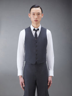 SUPER 120'S TWILL 5 BUTTON VEST