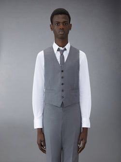 SUPER 120'S TWILL 5 BUTTON VEST