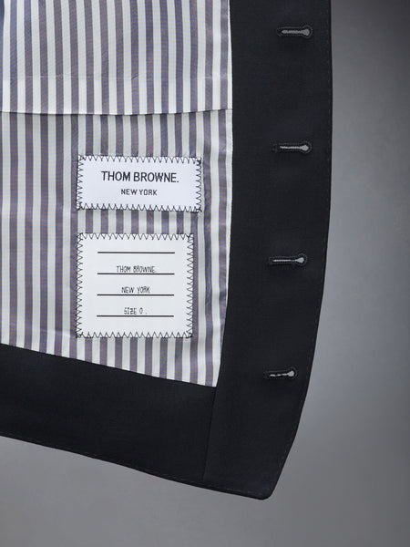 TWILL TIPPING CLASSIC VEST BLACK