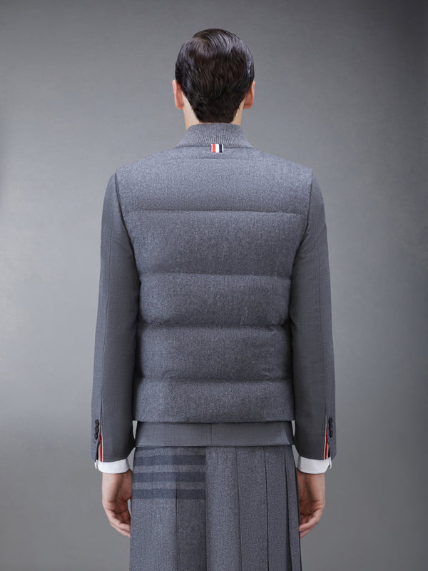 WOOL FLANNEL 4-BAR DOWN FILL VEST - image 2