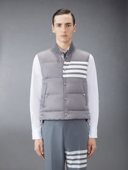 MATTE NYLON 4-BAR DOWN FILL VEST
