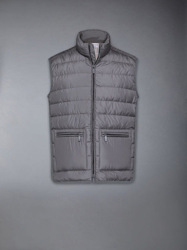 ULTRA LIGHT NYLON TECH FUNNEL NECK DOWN VEST - image 7