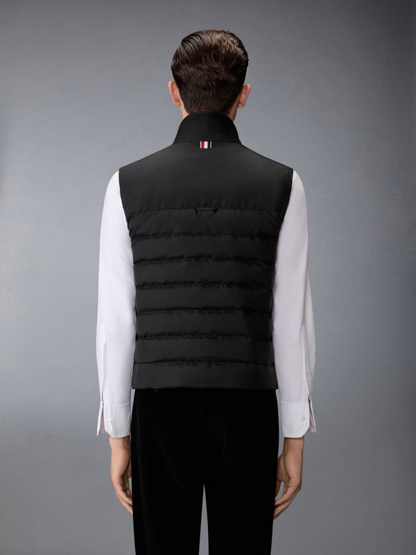 SHINY RIPSTOP LIGHTWEIGHT DOWN FILLED 4-BAR VEST - image 2