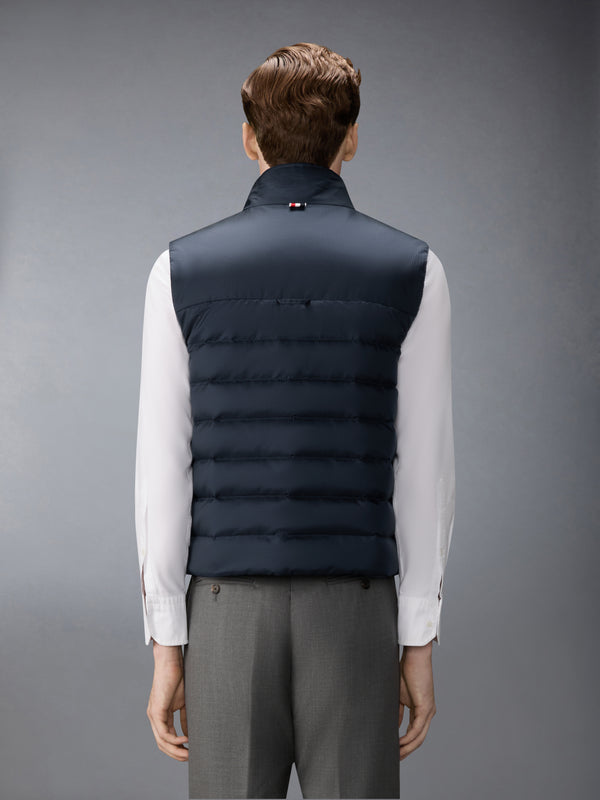 SHINY RIPSTOP LIGHTWEIGHT DOWN FILLED 4-BAR VEST - image 2
