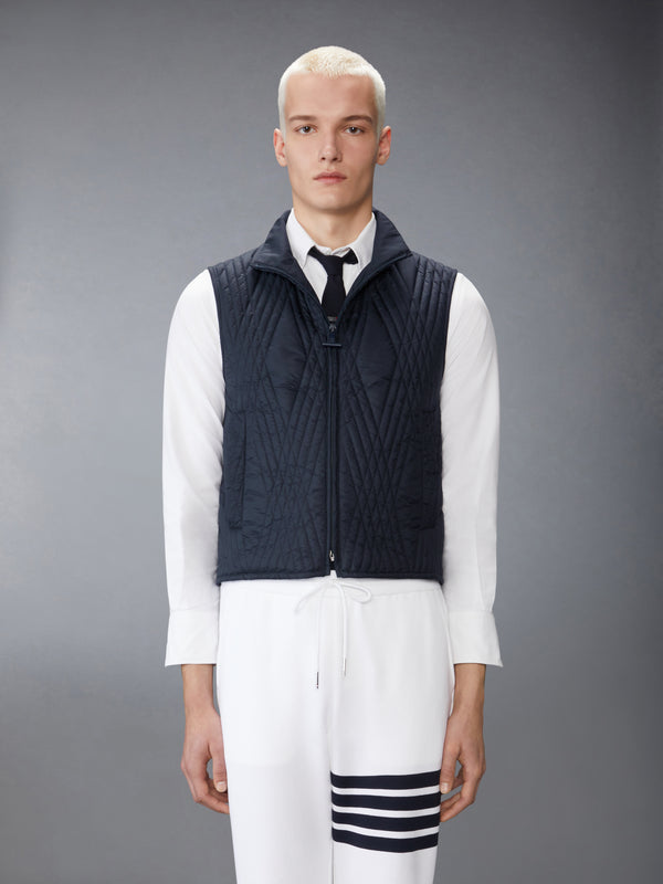 NYLON TECH ECO FILLED QUILTED VEST - image 1