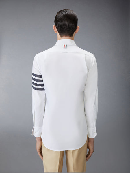 SOLID OXFORD 4-BAR POINT COLLAR SHIRT NAVY