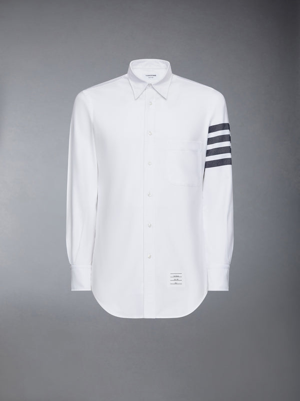 SOLID OXFORD 4-BAR POINT COLLAR SHIRT - image 7