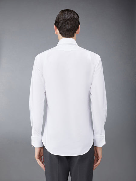 OXFORD GROSGRAIN PLACKET SHIRT WHITE