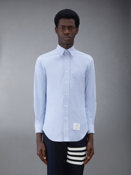 OXFORD GROSGRAIN PLACKET SHIRT LIGHT BLUE