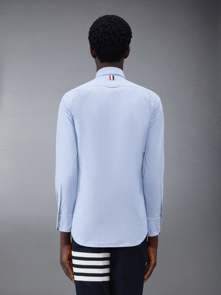 OXFORD GROSGRAIN PLACKET SHIRT LIGHT BLUE