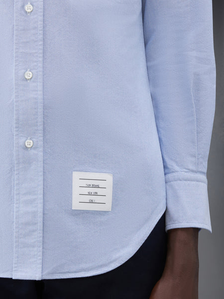 OXFORD GROSGRAIN PLACKET SHIRT LIGHT BLUE