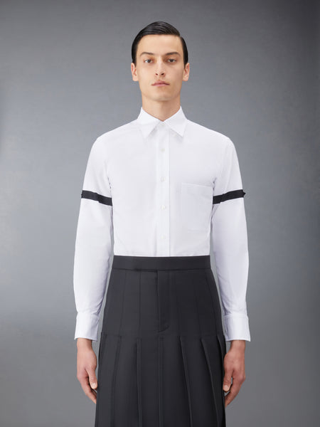 OXFORD ARMBAND SHIRT BLK/WHT