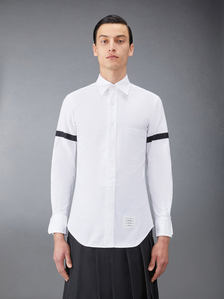 OXFORD ARMBAND SHIRT BLK/WHT