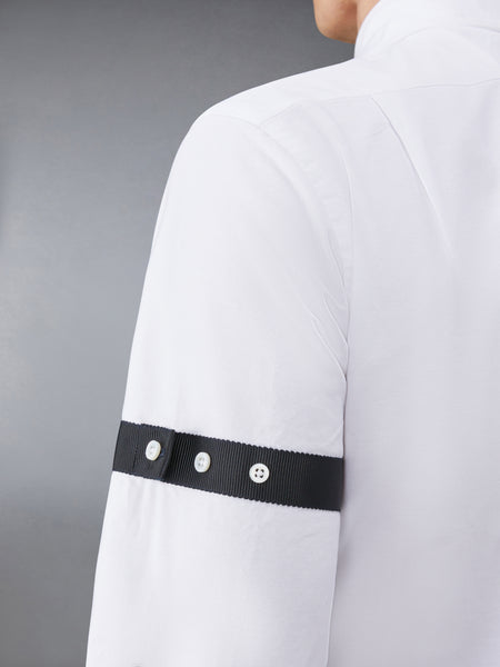 OXFORD ARMBAND SHIRT BLK/WHT