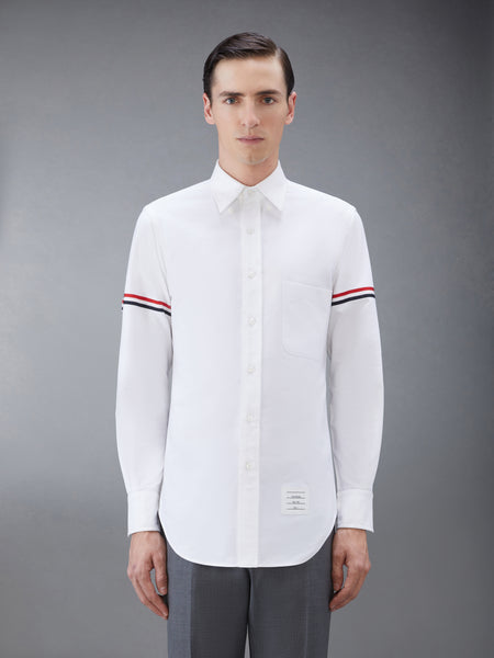 OXFORD RWB ARMBAND SHIRT WHITE