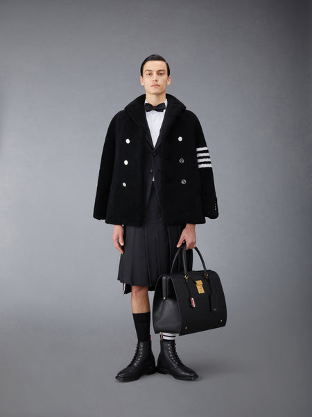 POPLIN FRENCH CUFF TUXEDO SHIRT WHITE