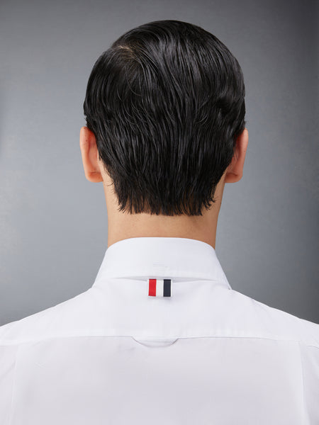 POPLIN FRENCH CUFF TUXEDO SHIRT WHITE