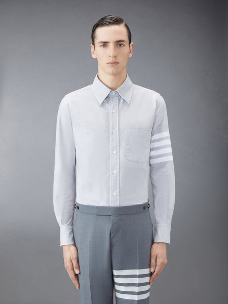 FLANNEL 4-BAR SHIRT MED GREY