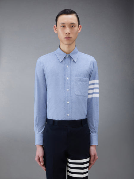 FLANNEL 4-BAR SHIRT LIGHT BLUE