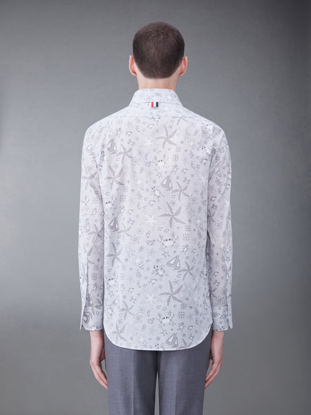 COTTON UNDER THE SEA SHIRT MED GREY