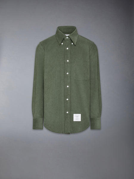 WALE CORDUROY SHIRT LT GREEN